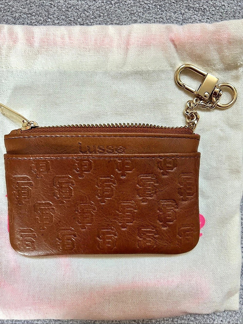 Lussо Rachel-Key Ring Pouch Lussо Key Ring Pouch in Brown NWT